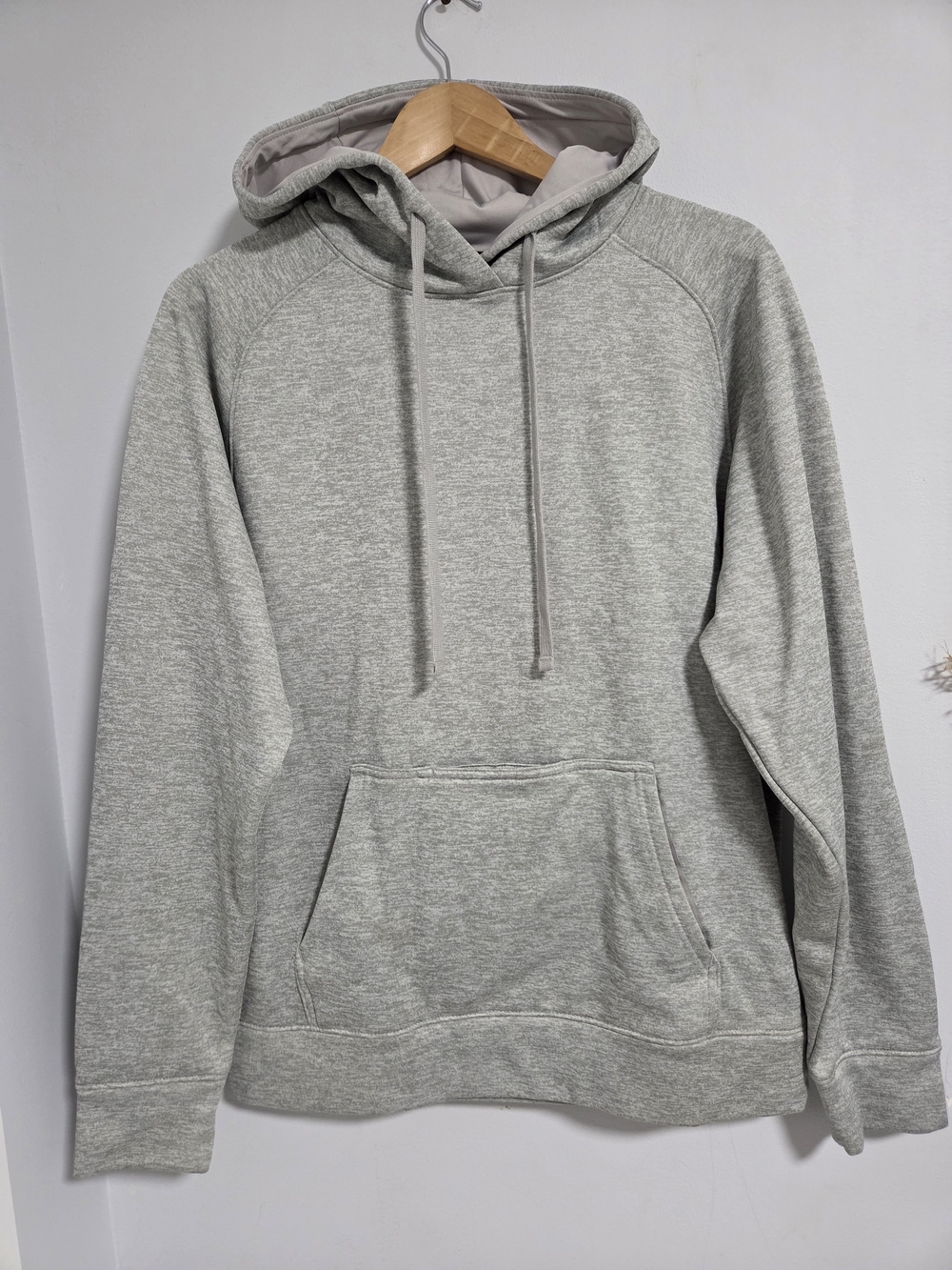 Nine Line Apparel  Men's Light Gray Pullover Hoodie Sweatshirt